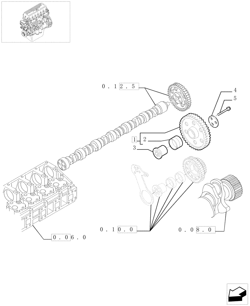 Схема запчастей Case F3BE0684E B001 - (0.10.0/ 1[01]) - INTERMEDIATE CONTROLS (500305547) 