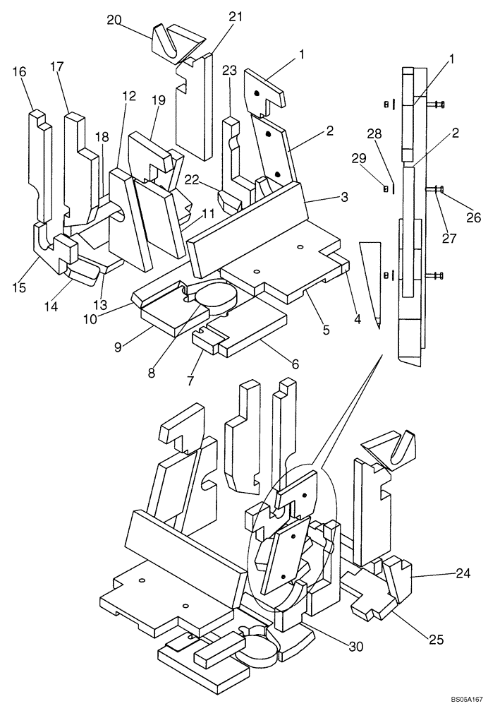 Схема запчастей Case 430 - (09-22E) - NOISE KIT, 89 DBA - EUROPE (09) - CHASSIS