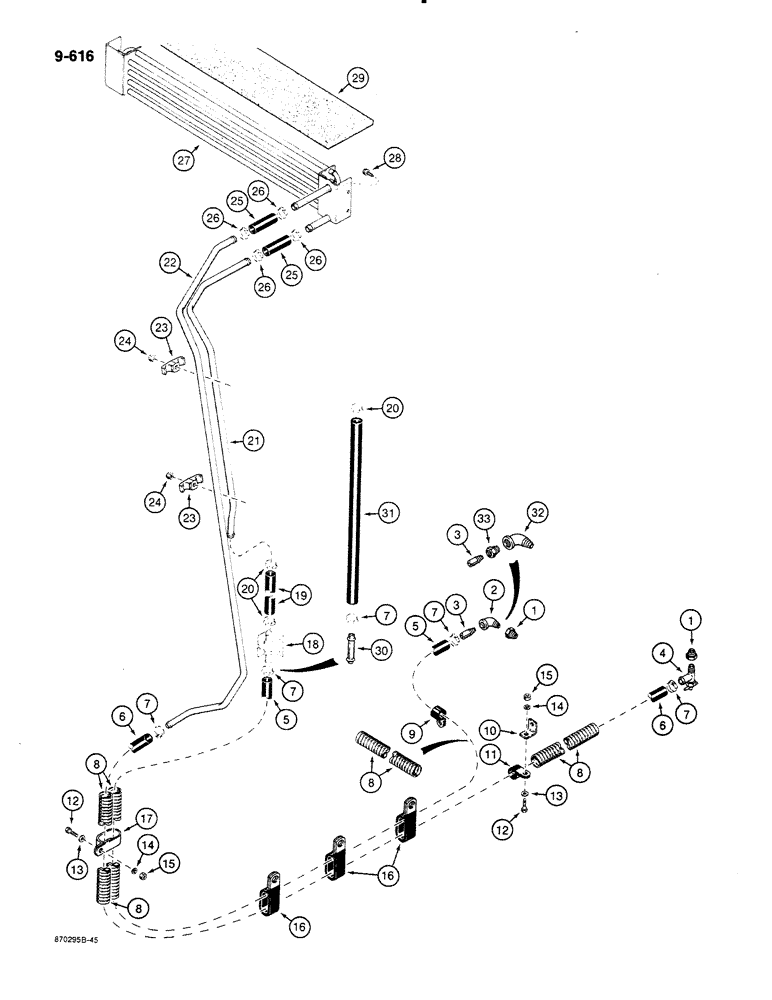 Схема запчастей Case 580K - (09-616) - CAB HEATER (09) - CHASSIS/ATTACHMENTS