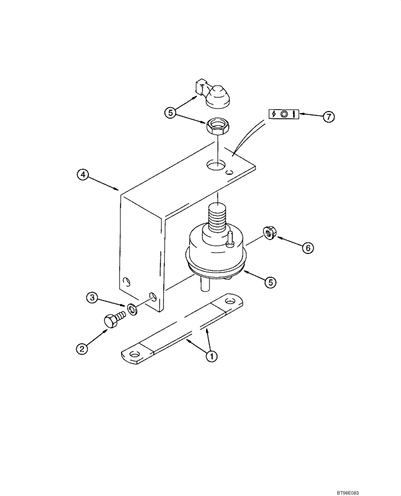 Схема запчастей Case 1845C - (04-05C) - BATTERY - DISCONNECT (04) - ELECTRICAL SYSTEMS