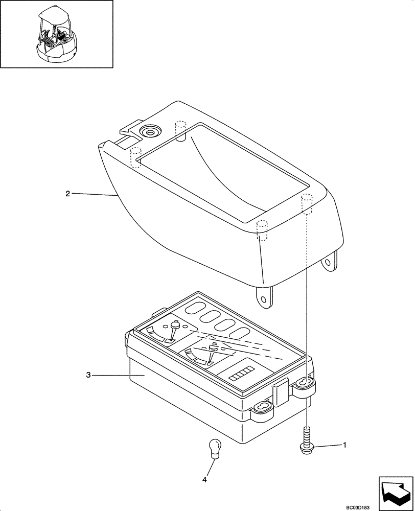 Схема запчастей Case CX36 - (09-39[00]) - PANEL ASSY - RIGHT HAND (09) - CHASSIS/ATTACHMENTS