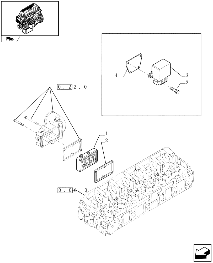 Схема запчастей Case F3AE0684N E907 - (0.36.02) - INTAKE MANIFOLD (504093419) 