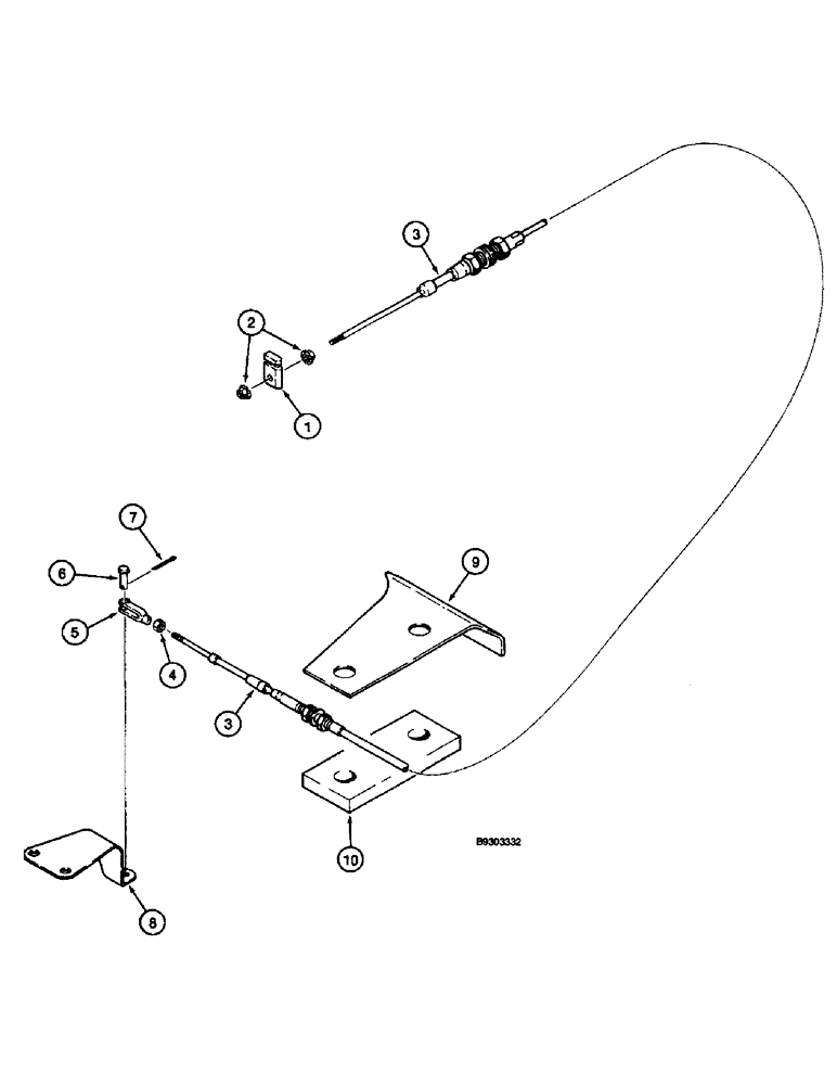 Схема запчастей Case 660 - (5-05A) - REAR STEERING POSITION INDICATOR (05) - STEERING