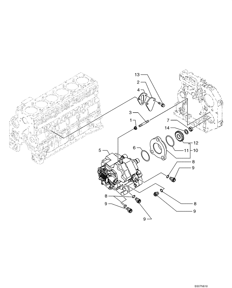 Схема запчастей Case 850L - (03-06) - FUEL INJECTION PUMP (03) - FUEL SYSTEM