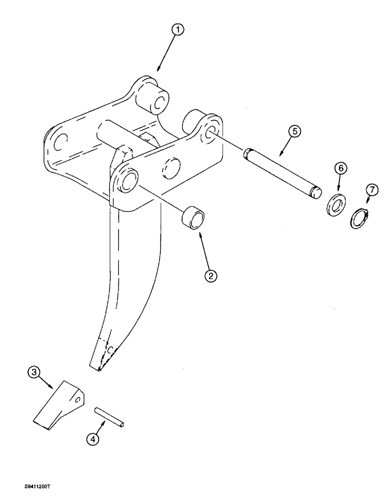 Схема запчастей Case 570LXT - (9-064) - FROST POINT ASSEMBLY (09) - CHASSIS/ATTACHMENTS