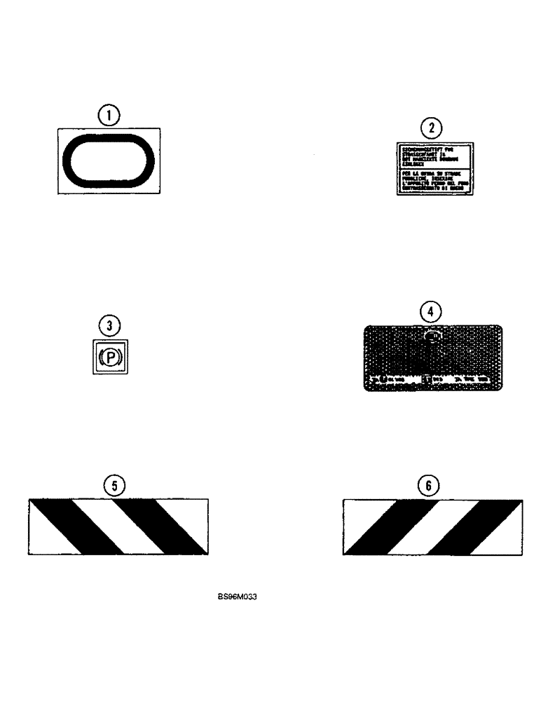 Схема запчастей Case 1825B - (9-53A) - DECALS, ITALIAN, EUROPE, ITALIAN D.G.M. MODELS (09) - CHASSIS/ATTACHMENTS