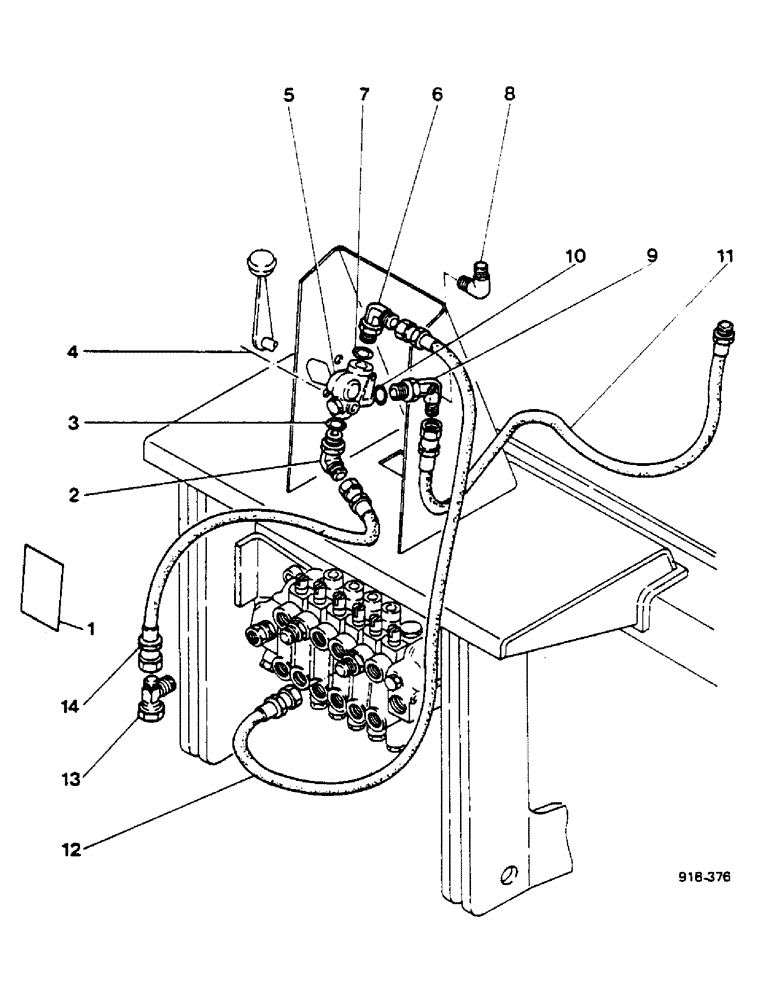 Схема запчастей Case 580F - (24) - SIDE SHIFT - BOOM LOCK HYDRAULICS STARTING FROM NO. 3.826.344 