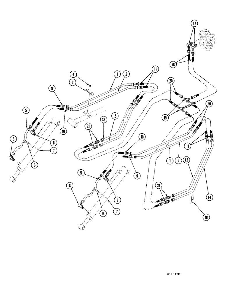 Схема запчастей Case FH4 - (2-12) - LOADER BUCKET HYDRAULIC SYSTEM (35) - HYDRAULIC SYSTEMS