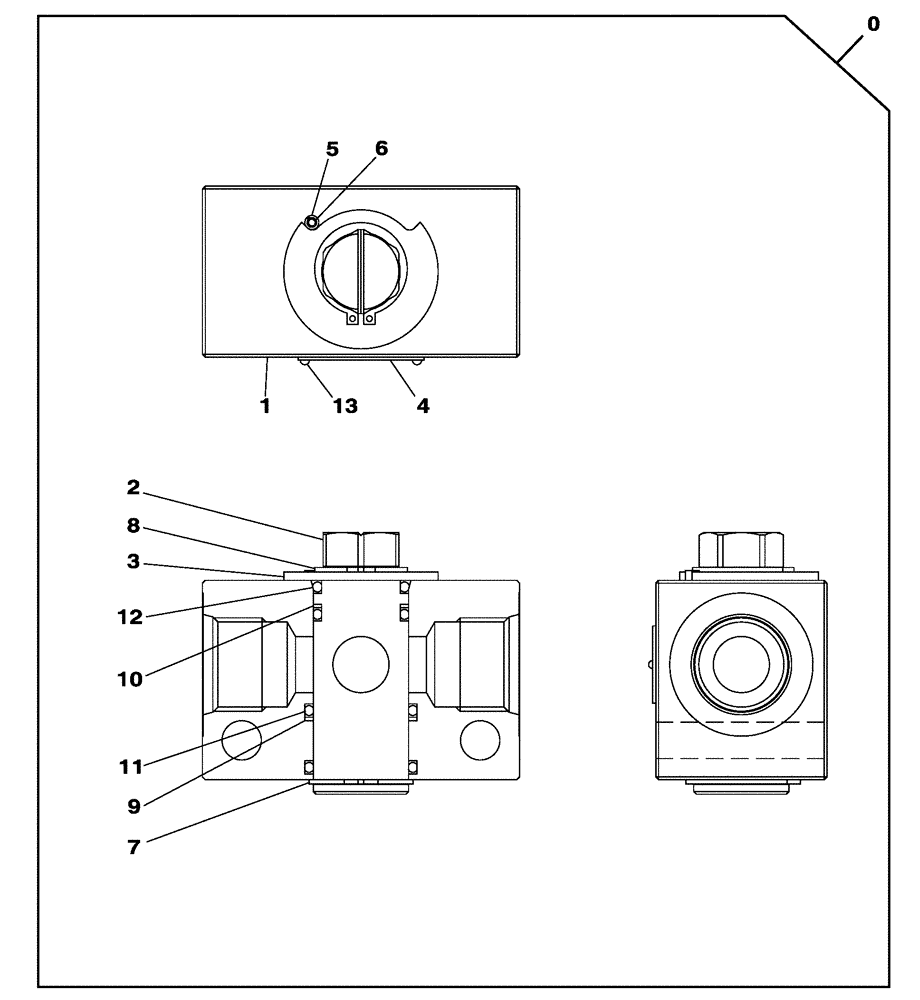 Схема запчастей Case CX210C NLC - (35.359.11) - VALVE SHUT-OFF - OPTIONAL (35) - HYDRAULIC SYSTEMS