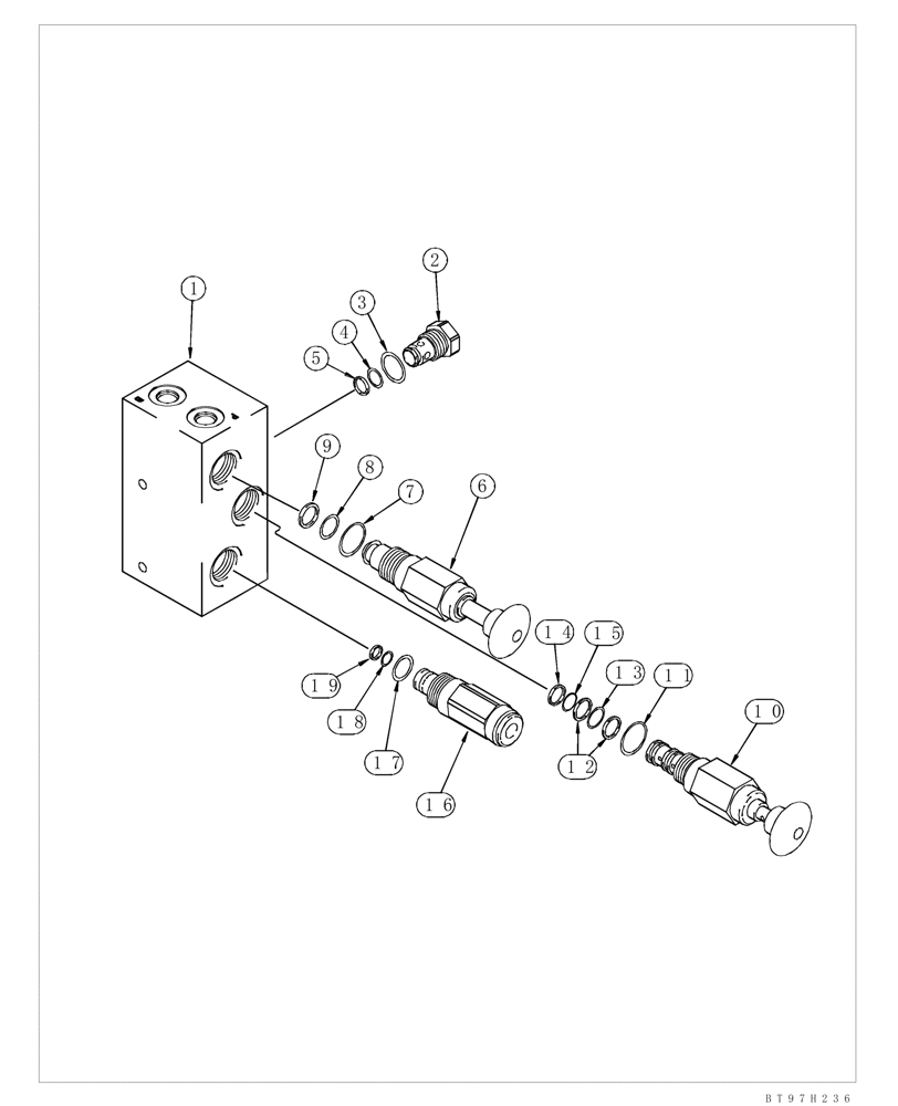 Схема запчастей Case 40XT - (07-07) - PUMP - BRAKE (07) - BRAKES