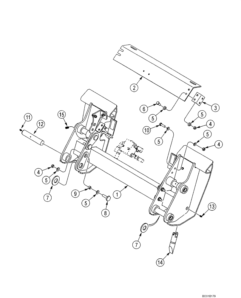 Схема запчастей Case 70XT - (09-04) - COUPLER, HYDRAULIC (09) - CHASSIS