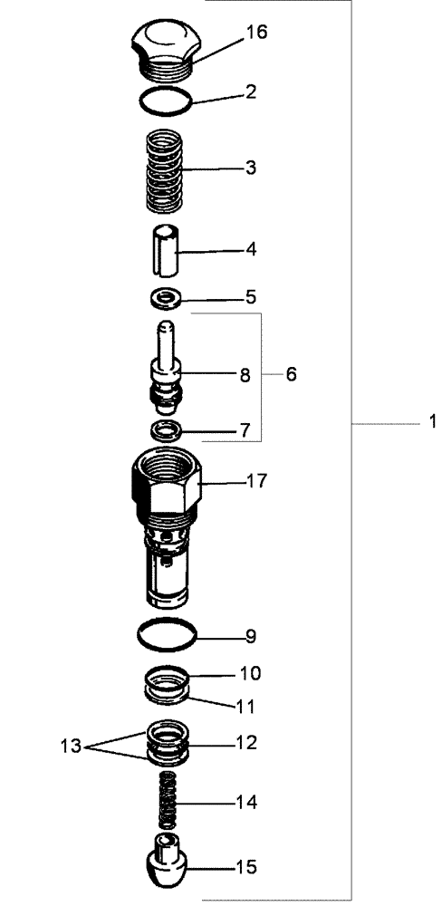 Схема запчастей Case 650L - (35.361.02) - VALVE, RELIEF (35) - HYDRAULIC SYSTEMS