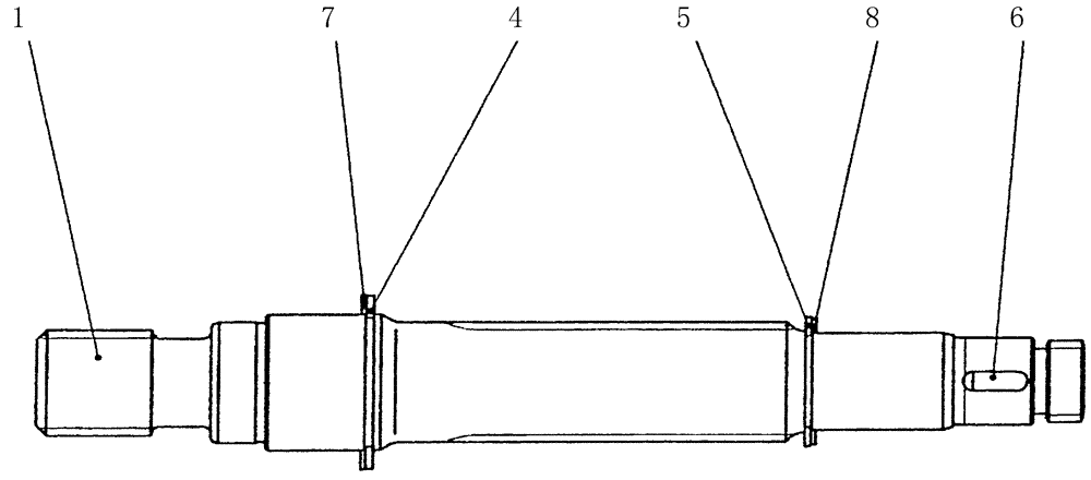 Схема запчастей Case CX31B - (HC401-01) - SHAFT ASSY (00) - GENERAL & PICTORIAL INDEX