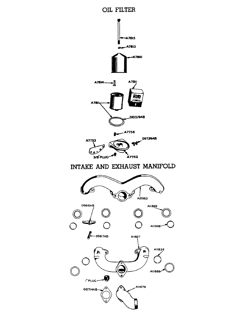 Схема запчастей Case W9 - (012) - DIESEL ENGINE, OIL FILTER, INTAKE AND EXHAUST MANIFOLD (02) - ENGINE