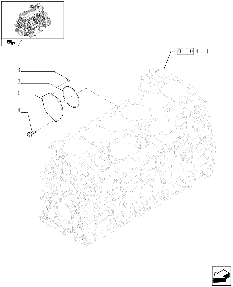 Схема запчастей Case F2CE9684H E003 - (0.35.0) - BELT PULLEY DRIVE & COVER (504150293) 