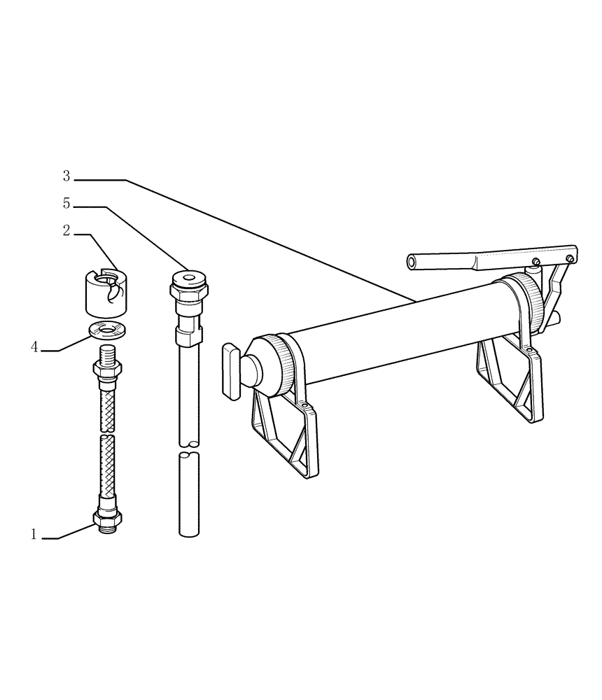 Схема запчастей Case 1850K - (6.769[02]) - KIT - GREASE GUN (13) - Electrical System / Decals