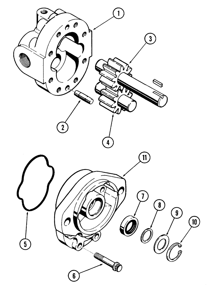 Схема запчастей Case TF300B - (06-04) - GROUND DRIVE MOTOR (06) - POWER TRAIN