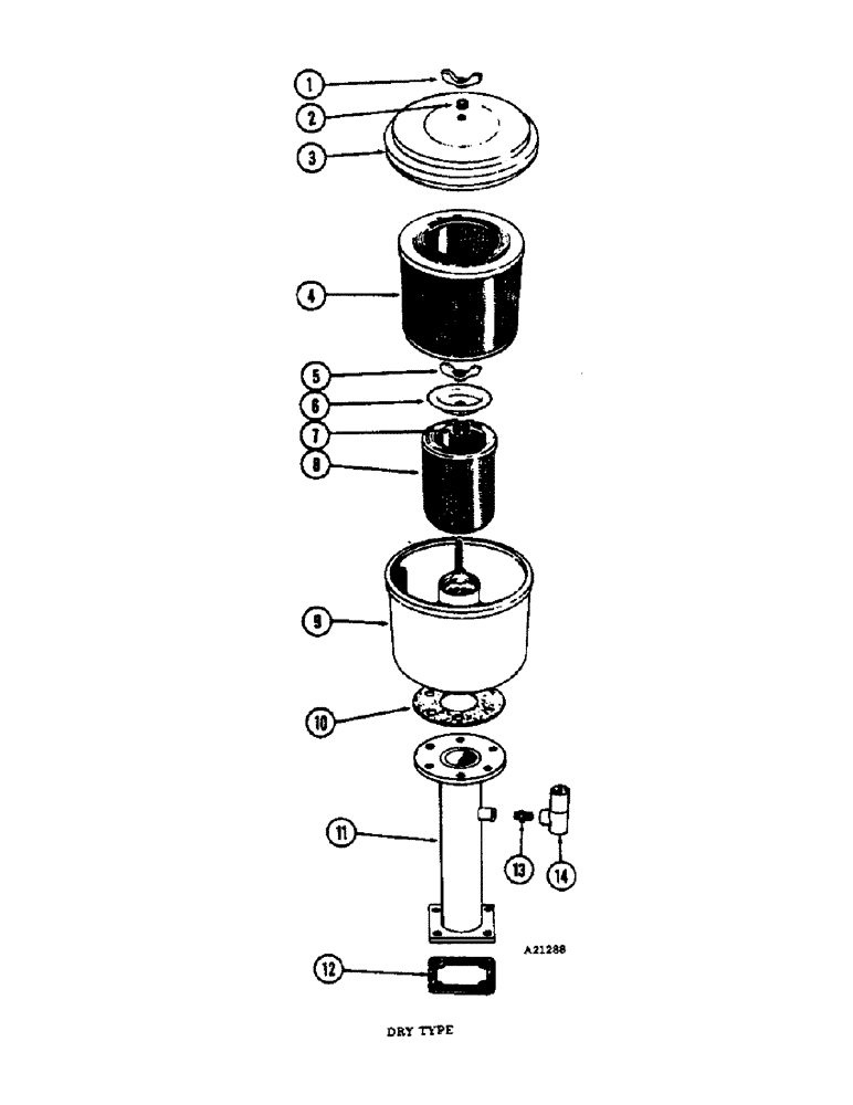 Схема запчастей Case W7E - (092) - DRY TYPE AIR CLEANER, DIESEL ENGINE (02) - ENGINE