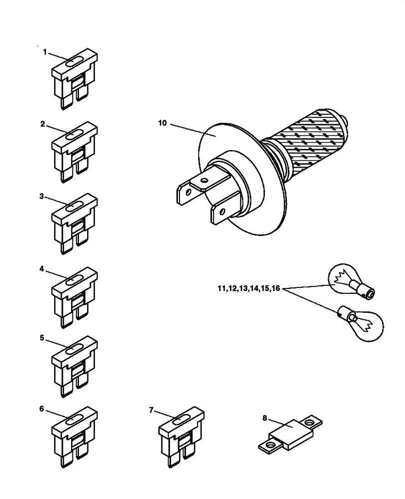 Схема запчастей Case DV213 - (88.100.01) - ELECTRICAL ACCESSORIES (GROUP 540-ND138104) (88) - ACCESSORIES