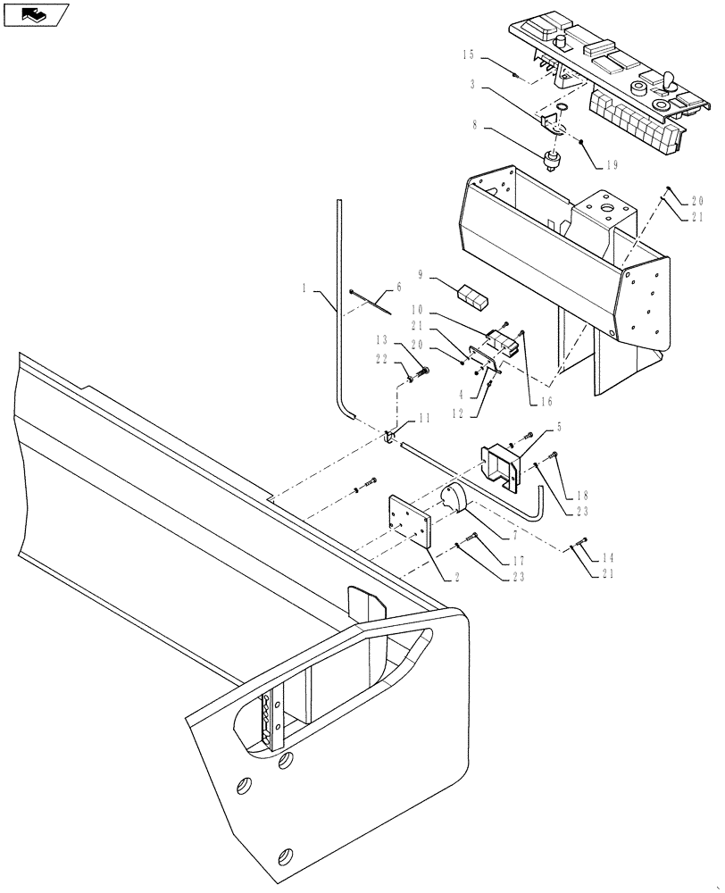 Схема запчастей Case SV212 - (55.746.01[01]) - OPERATING ANGLE SENSING SYSTEM (55) - ELECTRICAL SYSTEMS