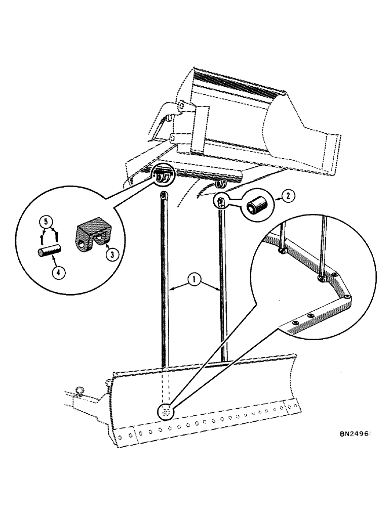 Схема запчастей Case 320 - (132) - LOADER - DOZER (05) - UPPERSTRUCTURE CHASSIS