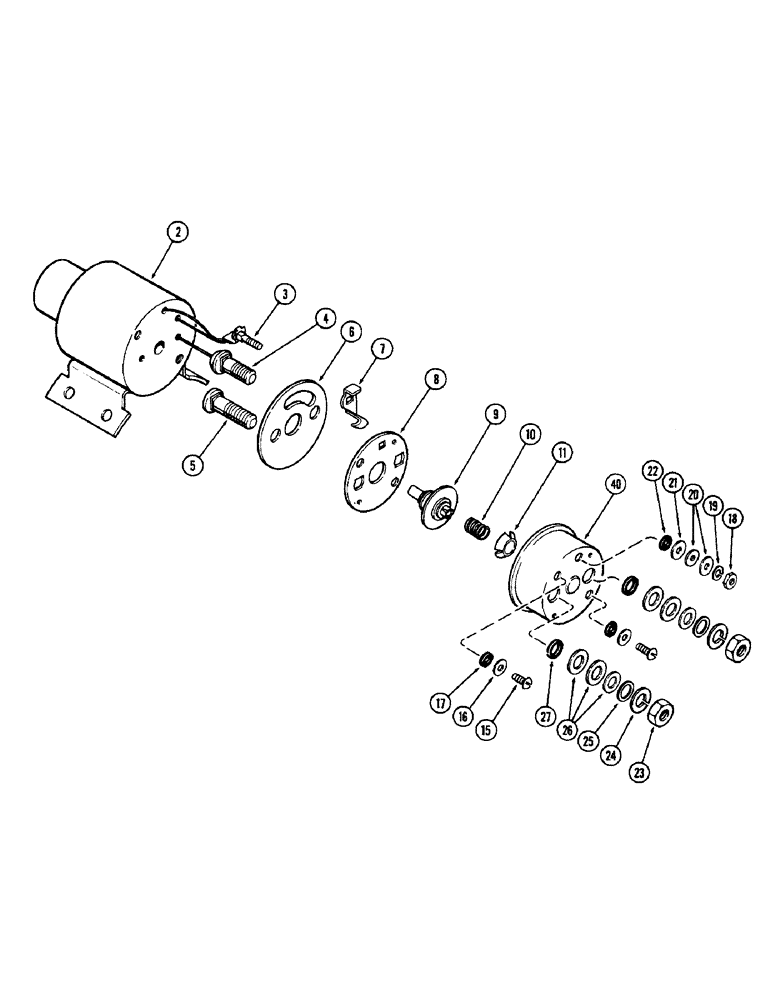 Схема запчастей Case 680CK - (064) - SOLENOID, (267B) DIESEL ENGINE (55) - ELECTRICAL SYSTEMS