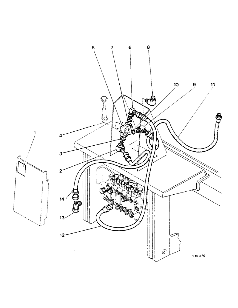 Схема запчастей Case 580F - (22) - SIDE SHIFT - BOOM LOCK HYDRAULICS UP TO NO. 3.826.343 