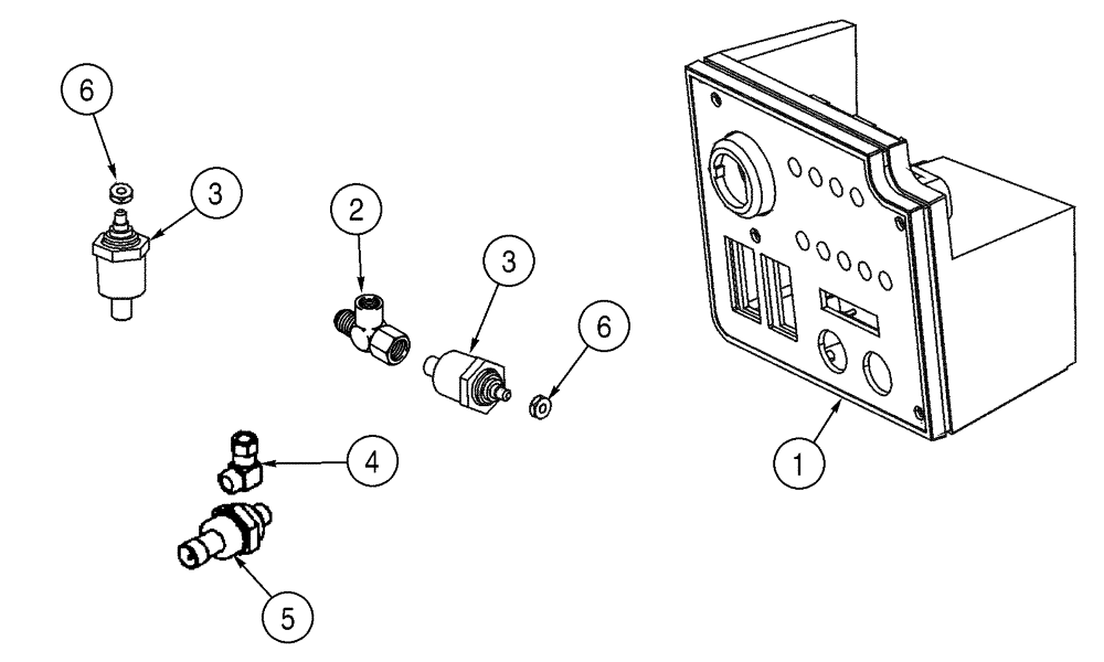 Схема запчастей Case 85XT - (04-34) - ENGINE SHUTDOWN, AUTOMATIC, NORTH AMERICAN MODELS (04) - ELECTRICAL SYSTEMS