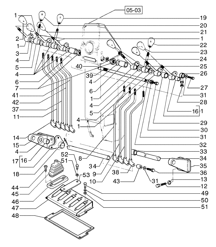 Схема запчастей Case 865B AWD - (05-04[01]) - OPERATOR’S CONSOLE (05) - STEERING