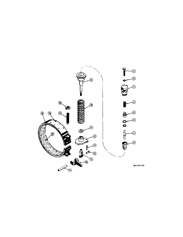Схема запчастей Case 320 - (220[1]) - C-12 WINCH BRAKE (18) - ATTACHMENT ACCESSORIES