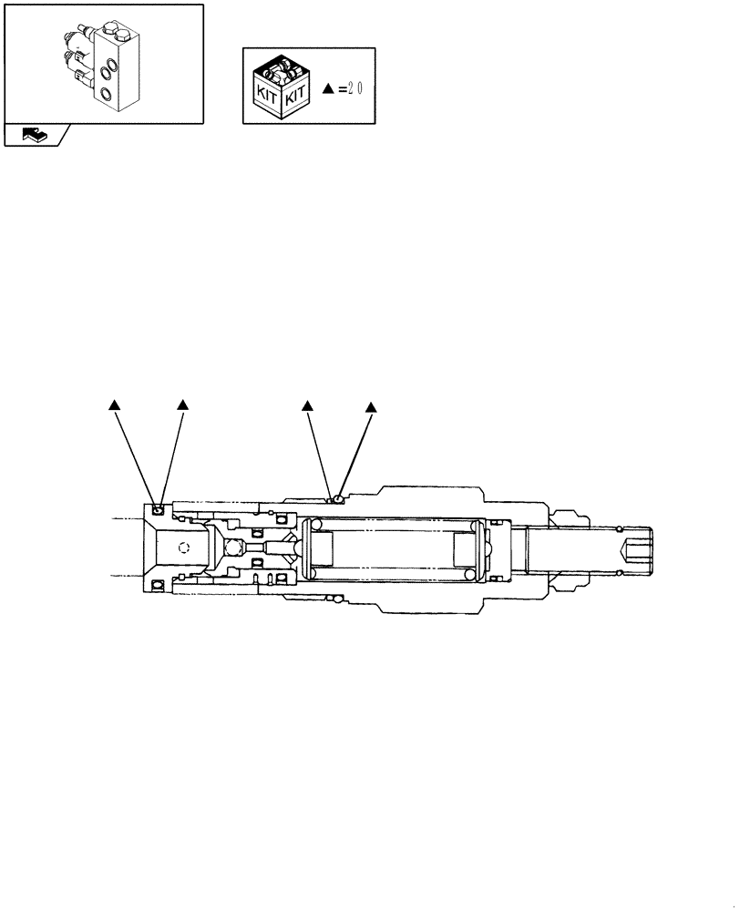 Схема запчастей Case CX31B - (5.0604[26]) - CONTROL LINES VALVE (HEATER&COOLER, CAB) - 747939020 (35) - HYDRAULIC SYSTEMS