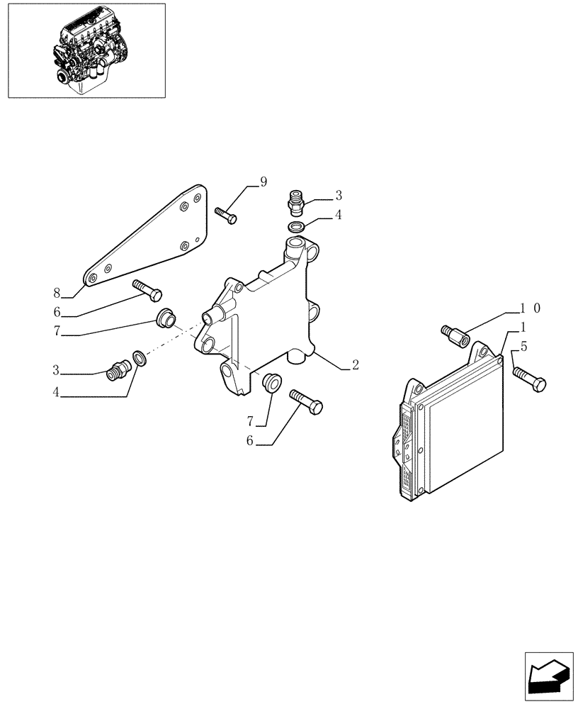 Схема запчастей Case F3BE0684A B002 - (0.17.0[01]) - ELECTRONIC INJECTION (504041385) 