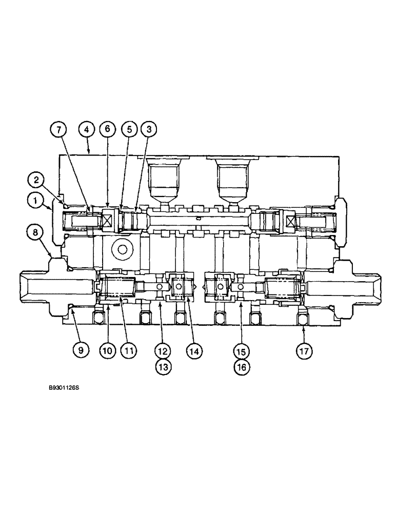 Схема запчастей Case 9010 - (8-88) - CUSHION VALVE (08) - HYDRAULICS