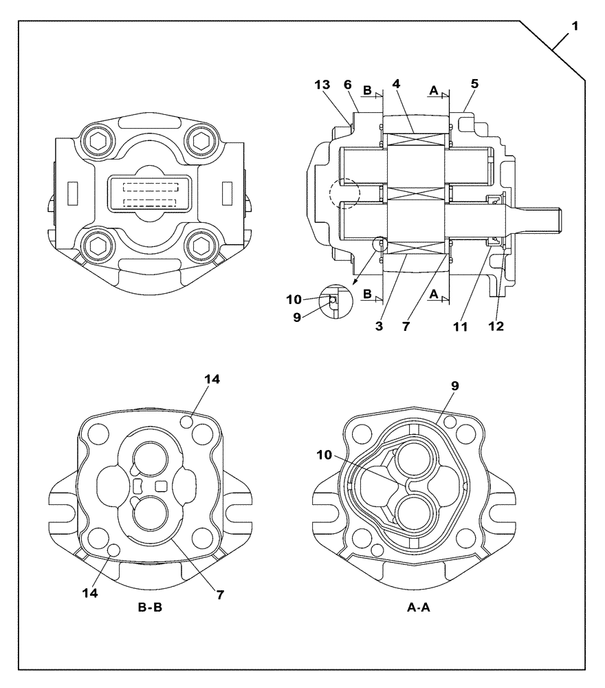 Схема запчастей Case CX300C - (08-120-00[01]) - HYDRAULIC PUMP - COUPLING - OPTIONAL (08) - HYDRAULICS