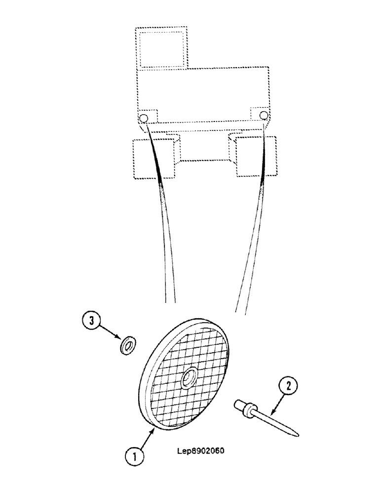 Схема запчастей Case 688C - (4-52) - REFLECTOR (06) - ELECTRICAL SYSTEMS