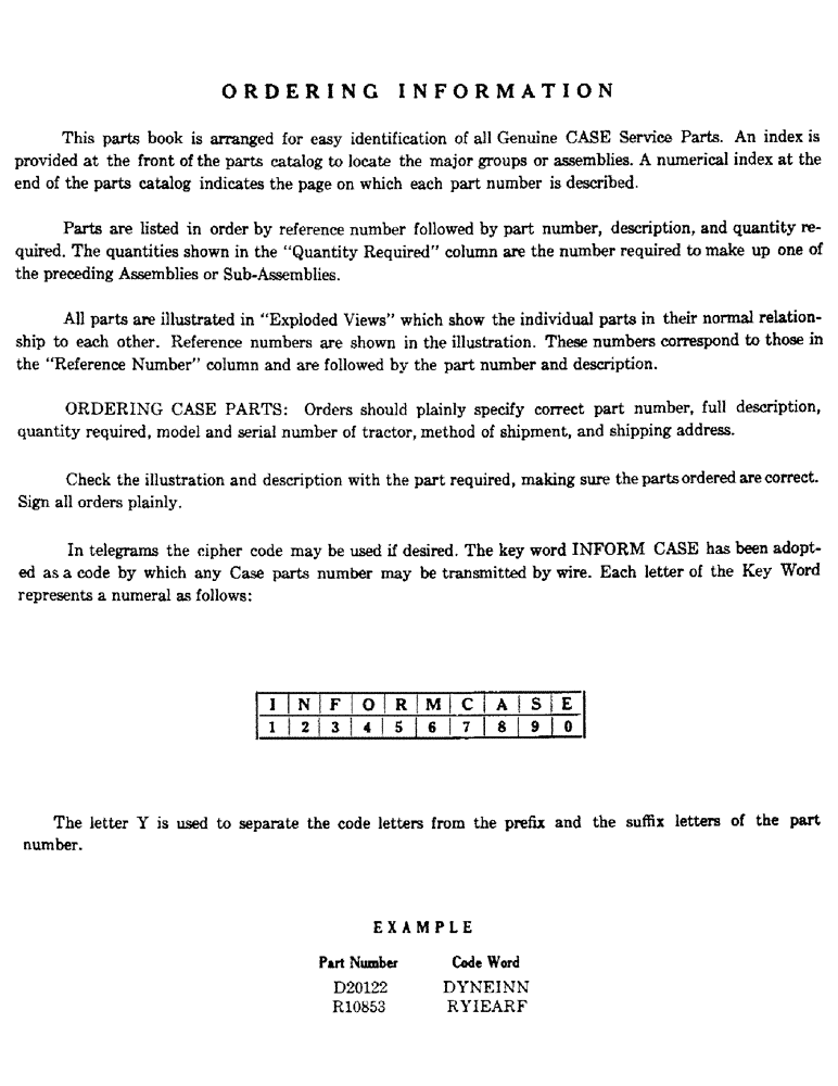 Схема запчастей Case 32 - (02) - SELL GENUINE CASE PARTS 