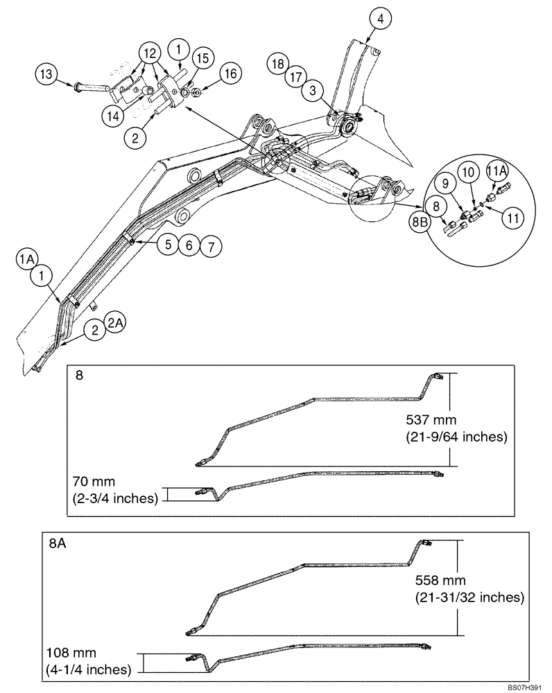 Схема запчастей Case 570MXT - (08-09) - HYDRAULICS - COUPLER, LOADER TOOL QUICK (08) - HYDRAULICS