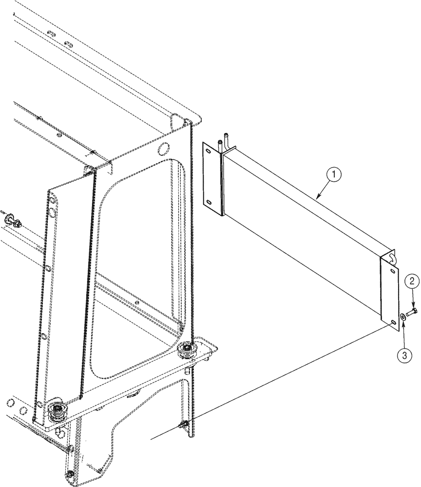 Схема запчастей Case 821C - (03-07) - COOLER FUEL (03) - FUEL SYSTEM