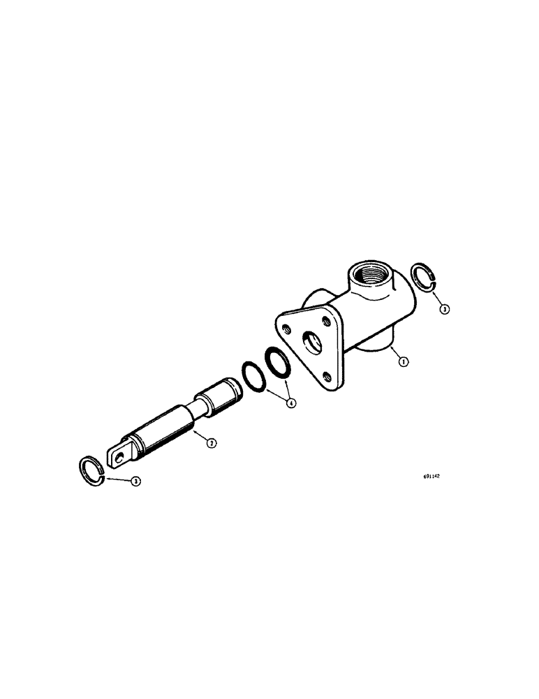 Схема запчастей Case W8B - (236[1]) - A13758 ACCUMULATOR VALVE (07) - HYDRAULIC SYSTEM