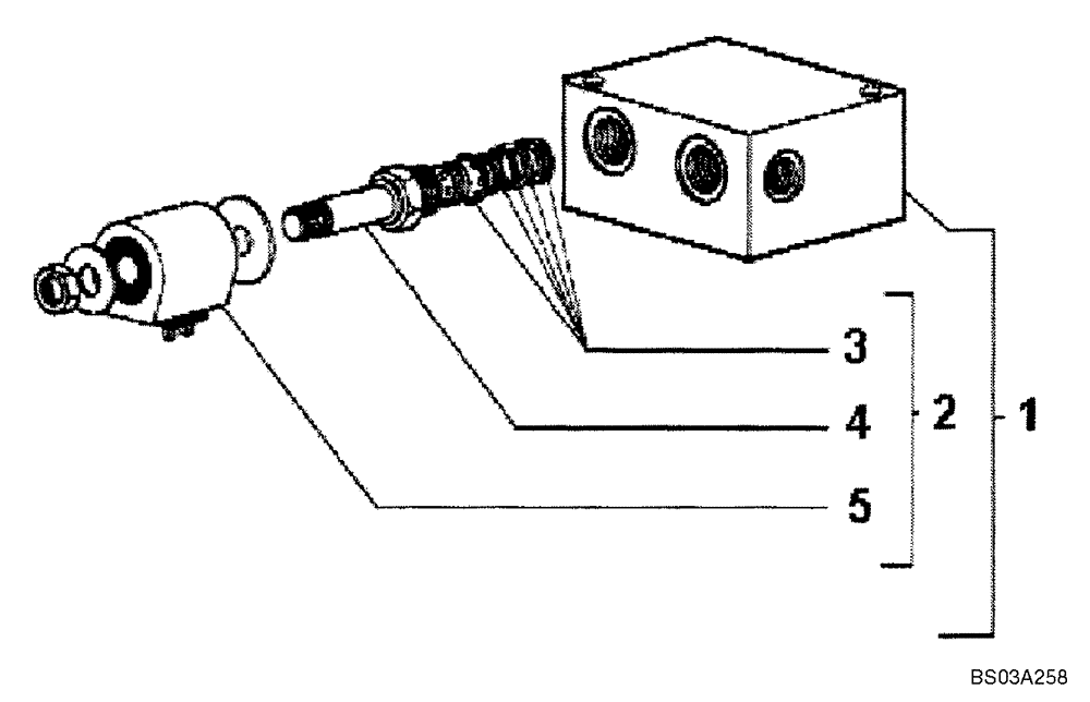 Схема запчастей Case 845 - (08.27[00]) - VALVE ASSEMBLY, SOLENOID - SCARIFIER AND RIPPER (08) - HYDRAULICS