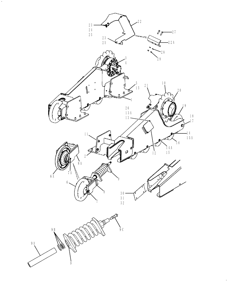 Схема запчастей Case 450CT - (06-48) - FINAL DRIVE (450CT) (06) - POWER TRAIN