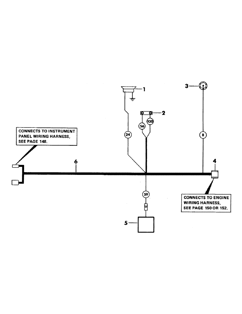 Схема запчастей Case 35EC - (149A) - TURNTABLE WIRING HARNESS AND ELECTRICAL COMPONENTS (06) - ELECTRICAL SYSTEMS