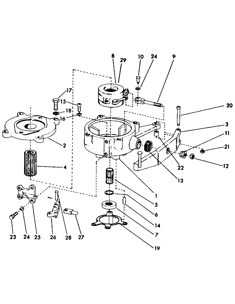 Схема запчастей Case 50 - (D11) - SWING BRAKE (33) - BRAKES & CONTROLS