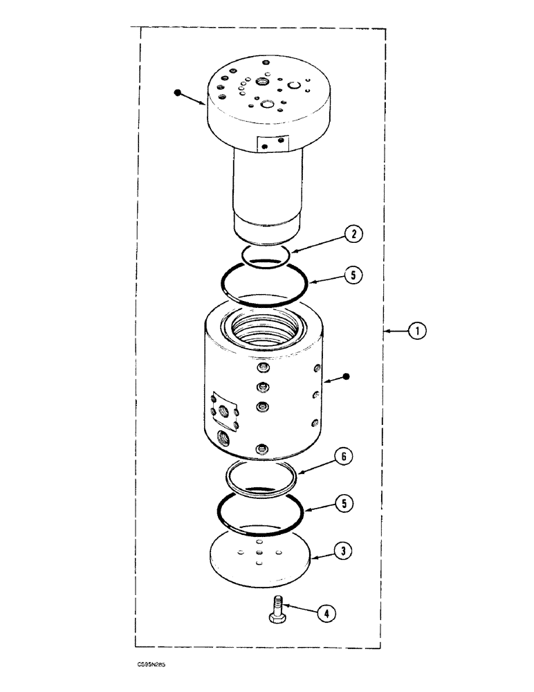 Схема запчастей Case 688BCK - (7-08) - SWING JOINT, 688B CK (120301-) (07.1) - UNDERCARRIAGE HYDRAULICS