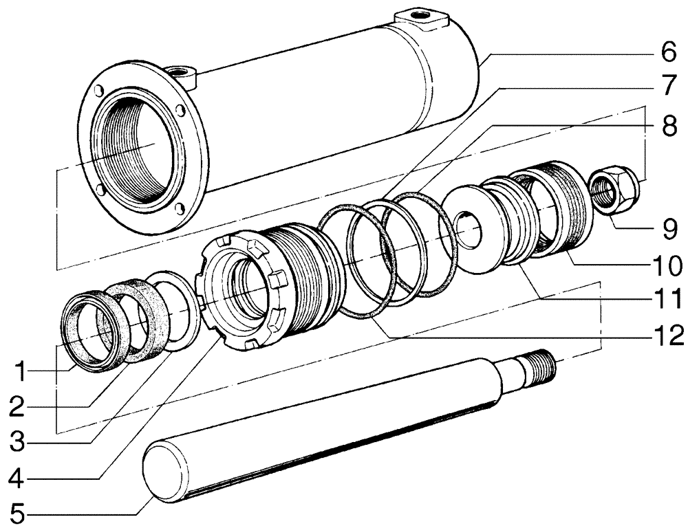 Схема запчастей Case 885B AWD - (08-73[01]) - SADDLE LOCK PIN CYLINDER (08) - HYDRAULICS