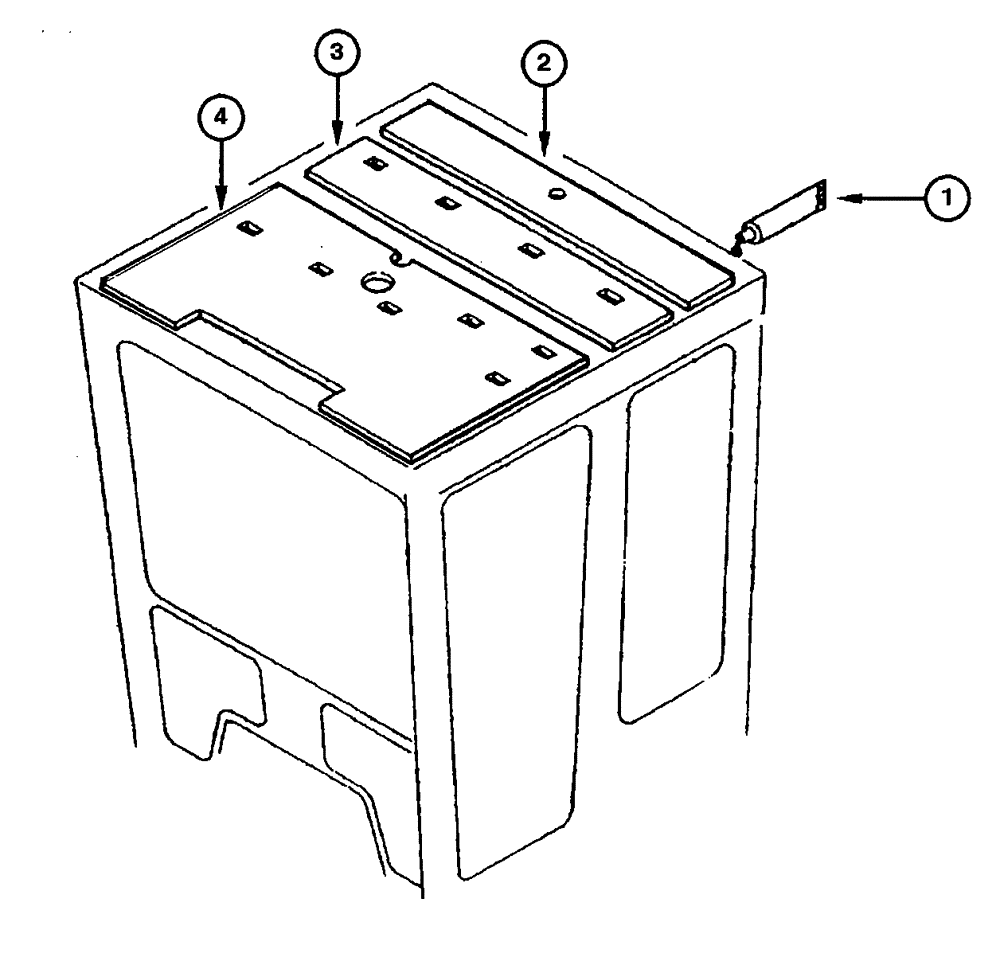 Схема запчастей Case 865 - (09.30[00]) - CAB - UPPER UPHOLSTERY (09) - CHASSIS