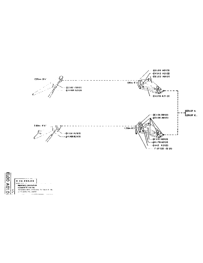 Схема запчастей Case LC80M - (086) - LOADER MOUNTING 