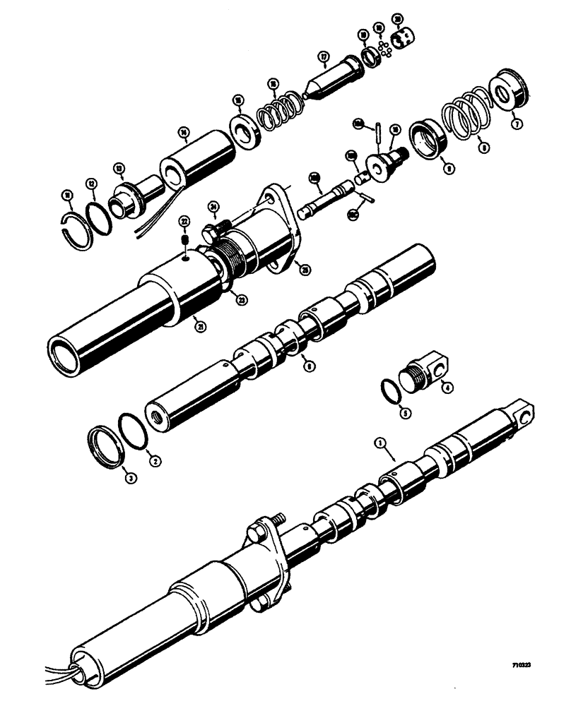 Схема запчастей Case W26B - (440) - L46161 AND L46162 LOADER CONTROL VALVE LIFT SPOOLS (08) - HYDRAULICS