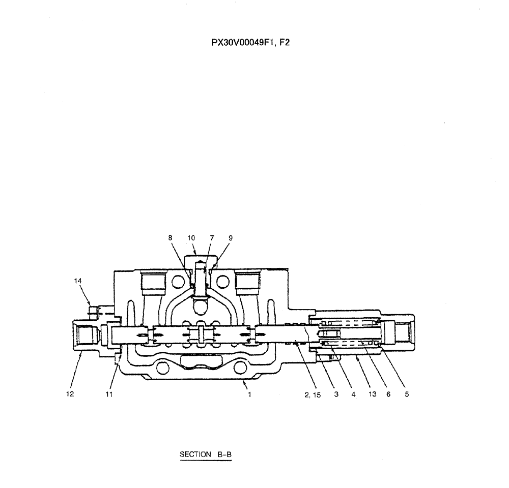 Схема запчастей Case CX36B - (07-004) - VALVE ASSY, CONTROL (SLEWING) ELECTRICAL AND HYDRAULIC COMPONENTS