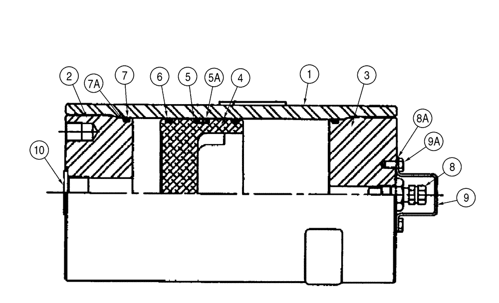 Схема запчастей Case 521D - (08-47) - ACCUMULATOR - RIDE CONTROL (08) - HYDRAULICS